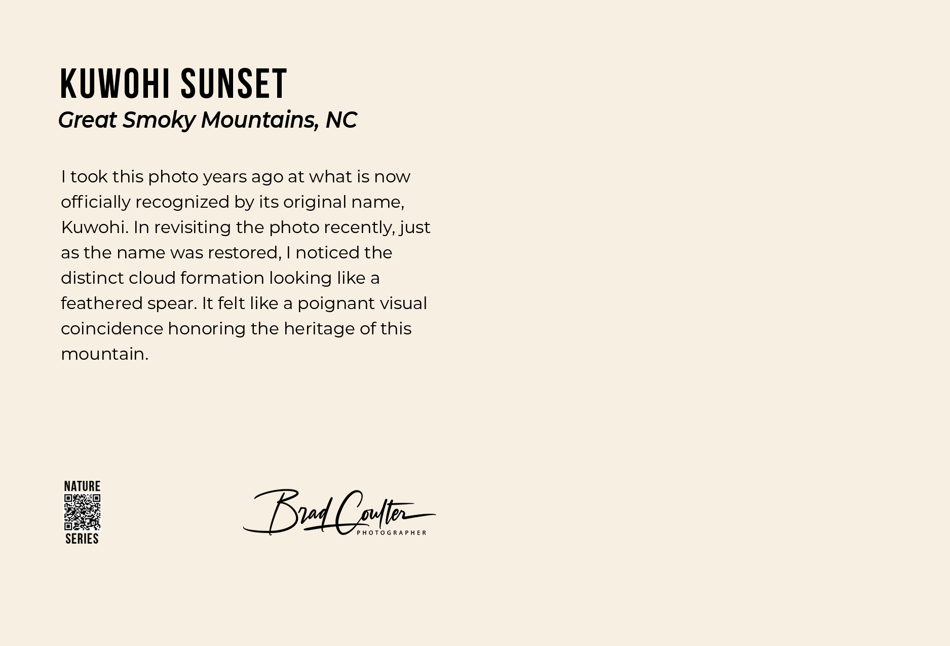 Kuwohi postcard back